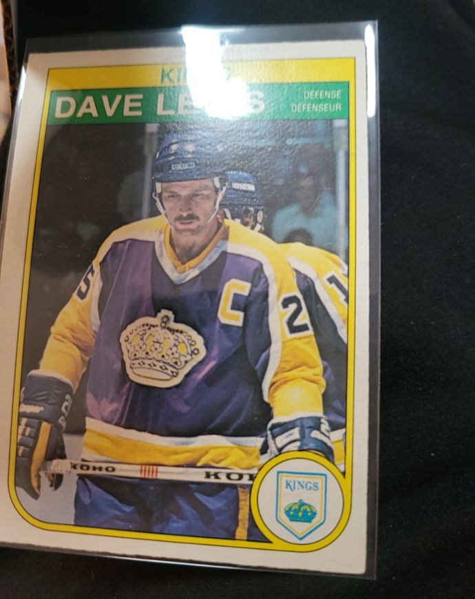 1982-83 O-Pee-Chee #157 Dave Lewis — front