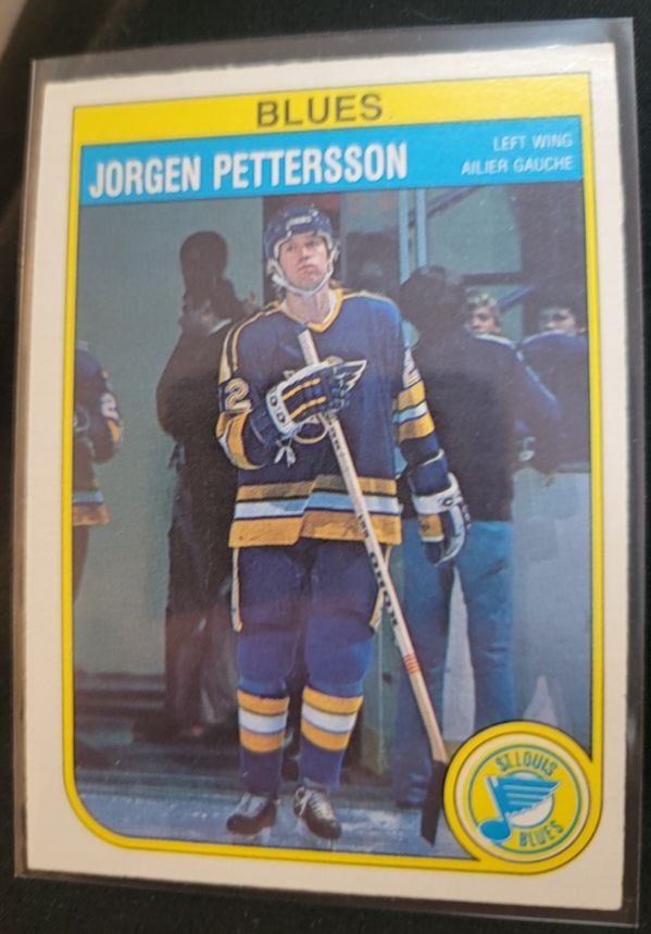 1982-83 O-Pee-Chee #309 Jorgen Pettersson — front