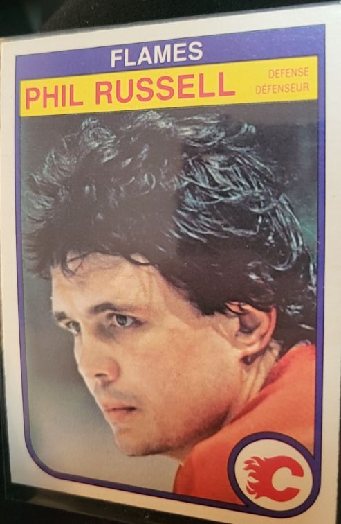 1982-83 O-Pee-Chee #58 Phil Russell — front