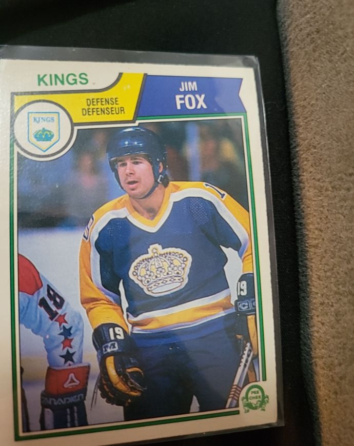 1983-84 O-Pee-Chee #154 Jim Fox — front