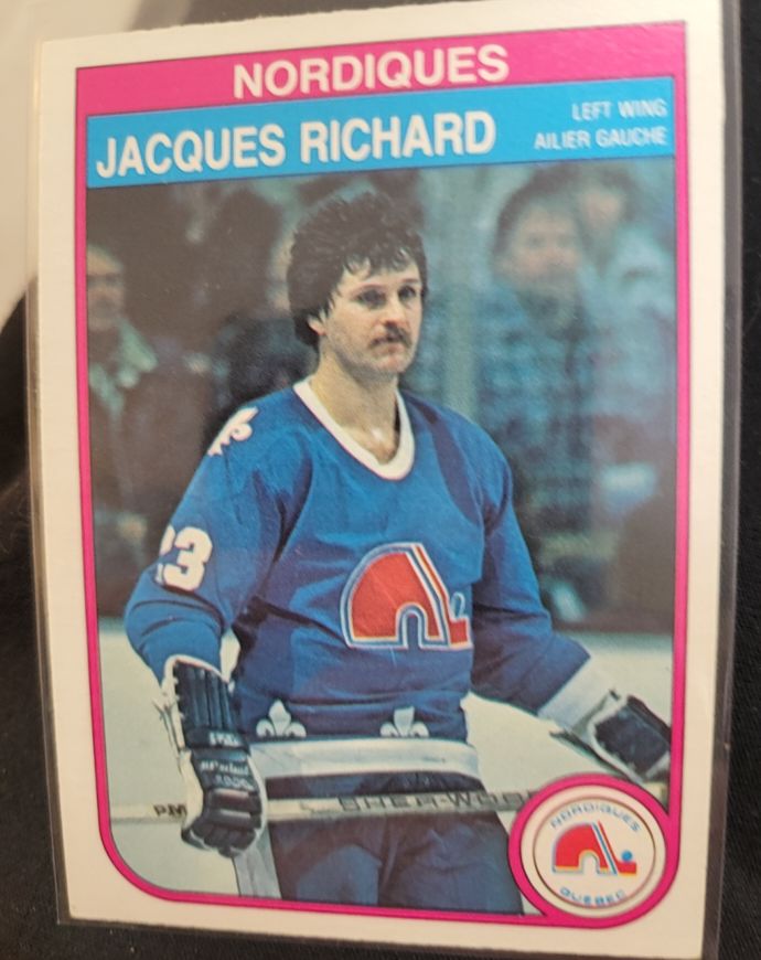 1982-83 O-Pee-Chee #290 Jacques Richard — front