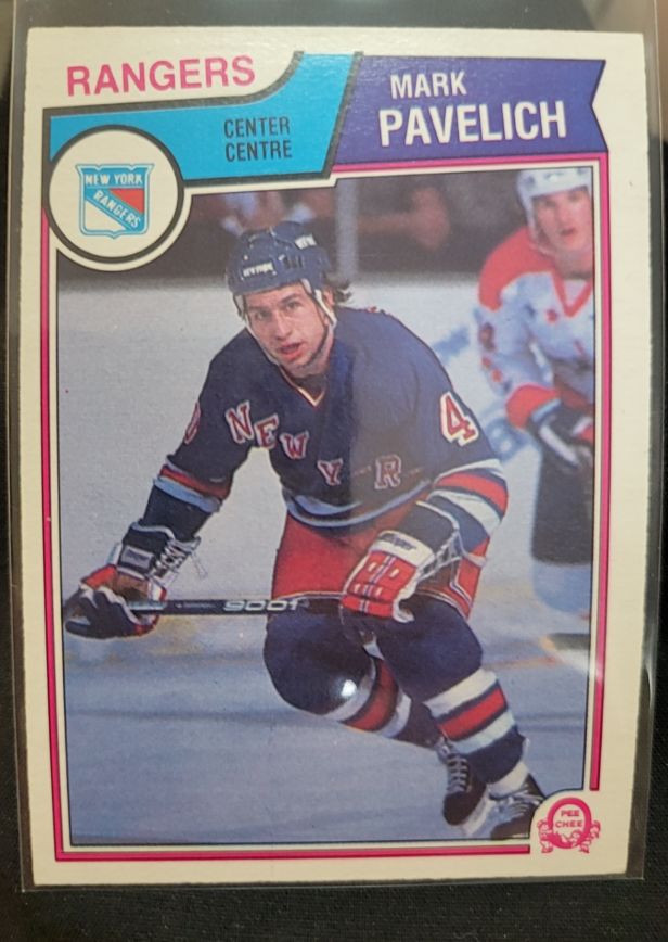 1983-84 O-Pee-Chee #253 Mark Pavelich — front
