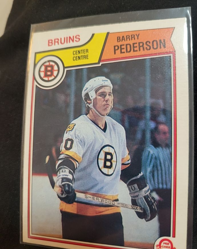 1983-84 O-Pee-Chee #57 Barry Pederson — front