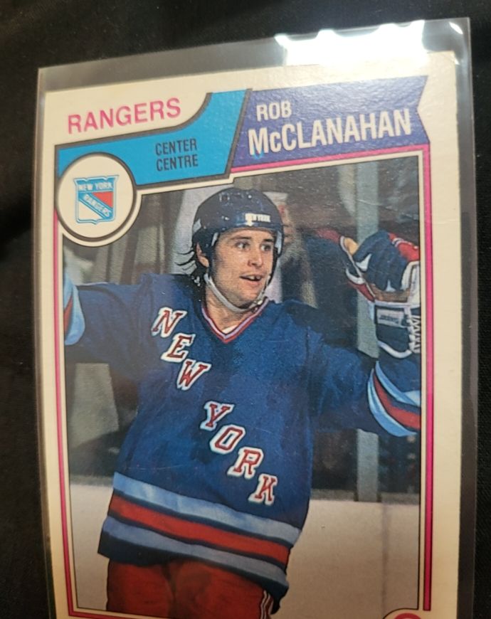 1983-84 O-Pee-Chee #251 Rob McClanahan — front
