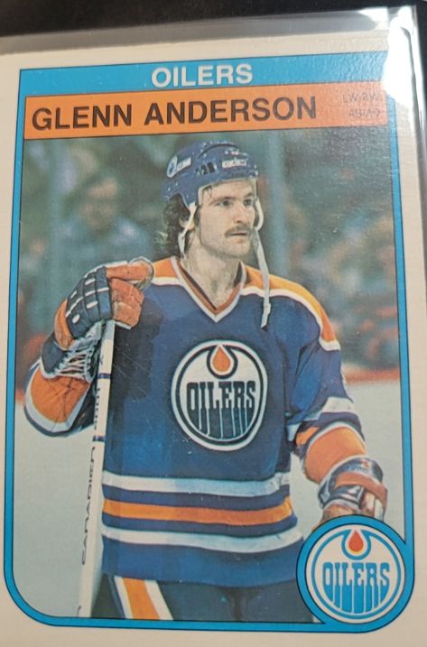 1982-83 O-Pee-Chee #100 Glenn Anderson — front