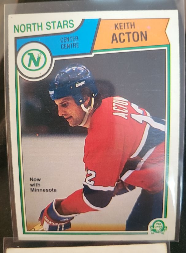 1983-84 O-Pee-Chee #184 Keith Acton — front