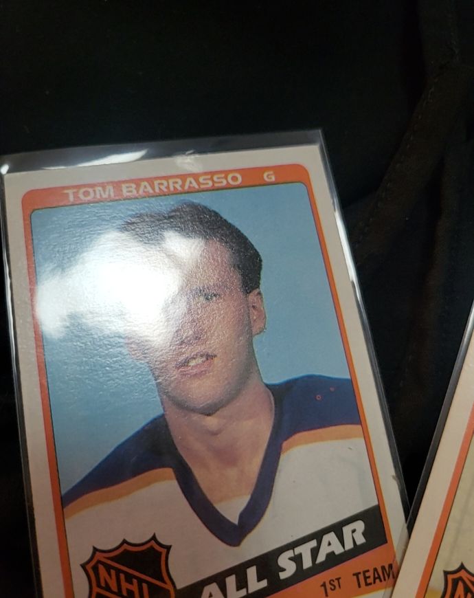 1984 Topps #158 Tom Barrasso — front