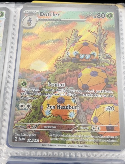 2022 Pokémon SV04: Paradox Rift #184/182 Dottler — front