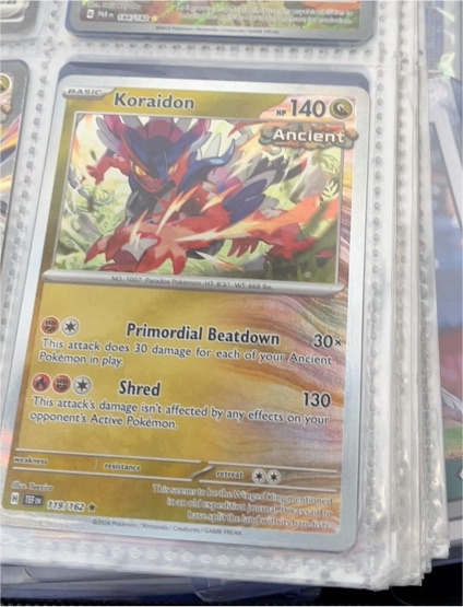 2023 Pokémon Temporal Forces #119 Koraidon — front