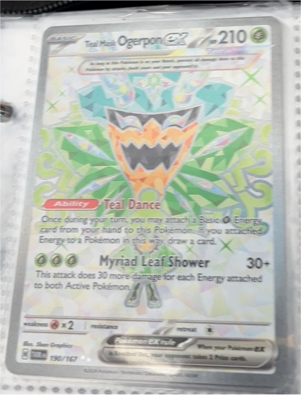 2024 Pokémon Twilight Masquerade #190 Teal Mask Ogerpon ex — front