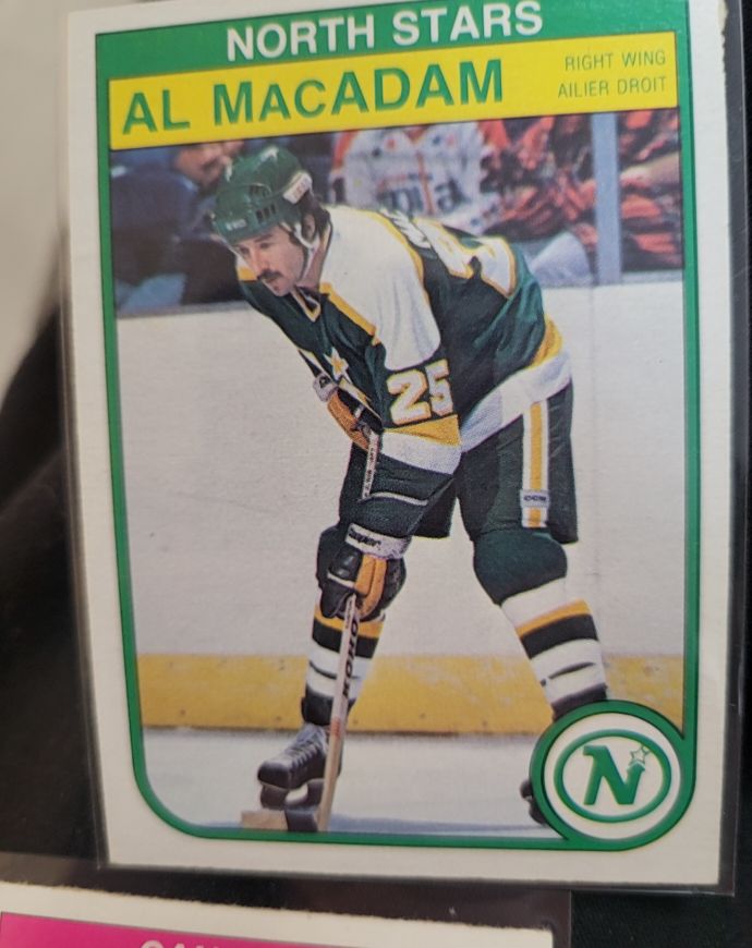1982-83 O-Pee-Chee #171 Al MacAdam — front