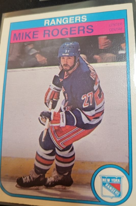 1982-83 O-Pee-Chee #232 Mike Rogers New York Rangers — front