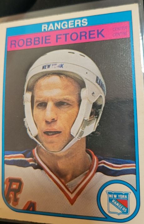 1982-83 O-Pee-Chee #223 Robbie Ftorek New York Rangers — front
