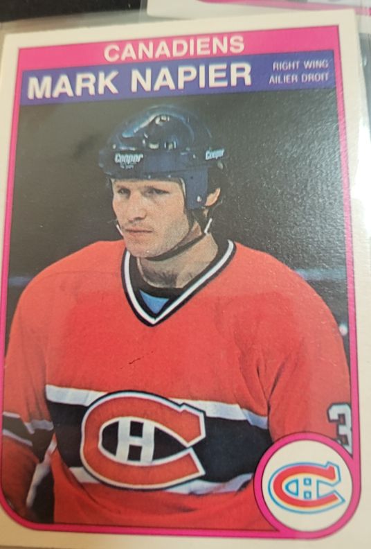 1982-83 O-Pee-Chee #189 Mark Napier — front