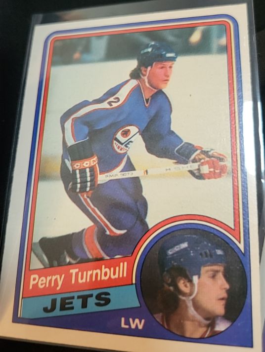 1984-85 O-Pee-Chee #349 Perry Turnbull Winnipeg Jets — front