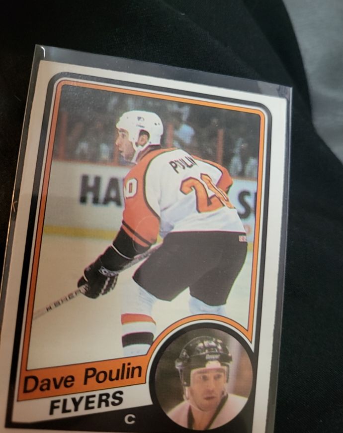 1984-85 Topps #120 Dave Poulin — front