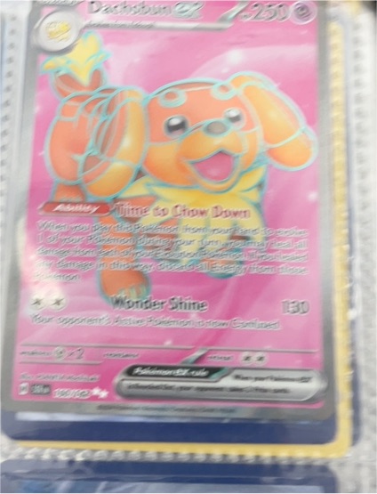 2023 Pokémon Sv07 Stellar Crown #160 Dachsbun ex — front