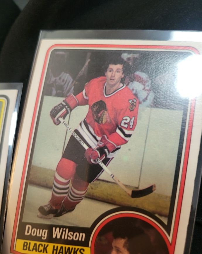 1984-85 Topps #37 Doug Wilson Chicago Blackhawks — front