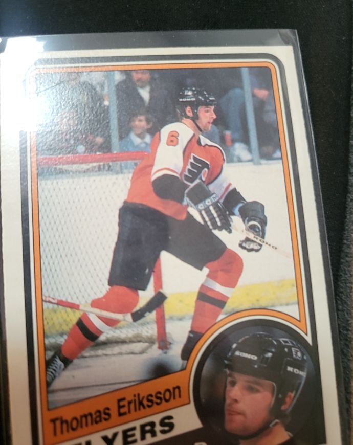 1984-85 O-Pee-Chee #158 Thomas Eriksson — front