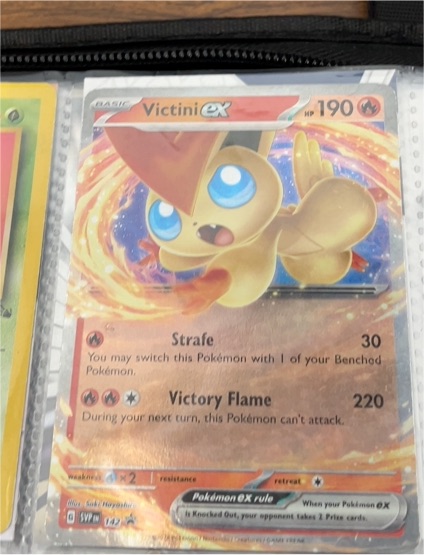 2024 Pokémon Victini ex #142 Scarlet & Violet Promo — front