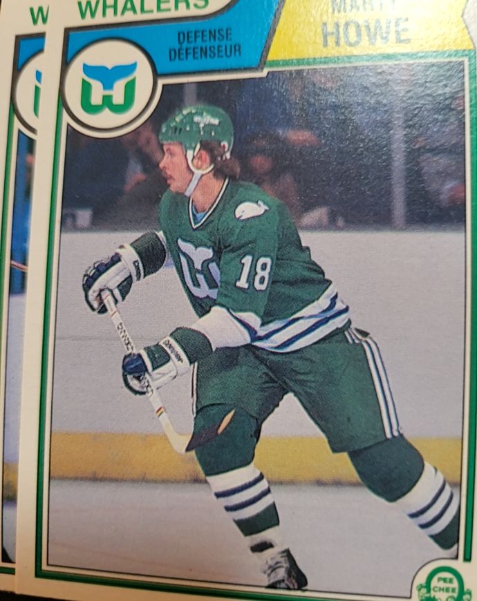 1983-84 O-Pee-Chee #139 Marty Howe Hartford Whalers — front