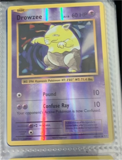 2016 Pokémon XY Evolutions #49 Drowzee — front