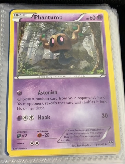 2014 Pokémon XY Base Set #54 Phantump — front