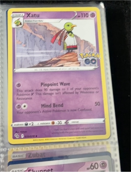 2022 Pokémon GO #033 Xatu — front