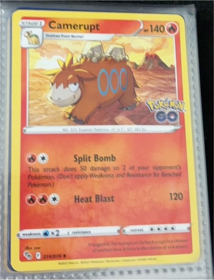 2022 Pokémon GO #014 Camerupt — front