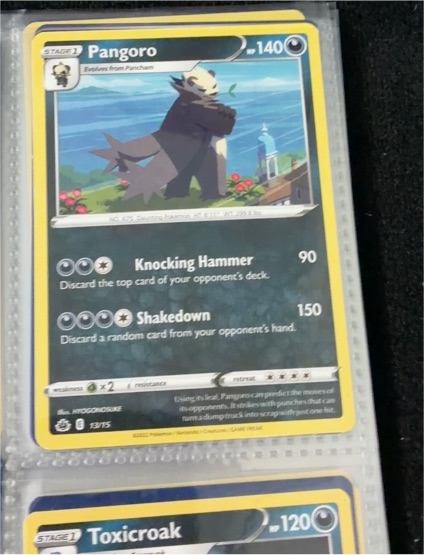 2022 Pokémon #13 Pangoro McDonald's Promo — front