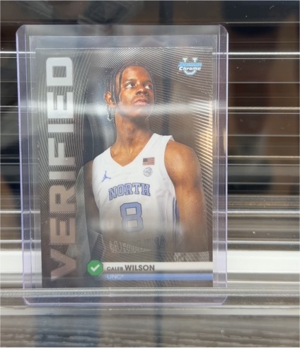 2025-26 Topps Bowman Basketball #BV-9 Caleb Wilson VERIFIED — front