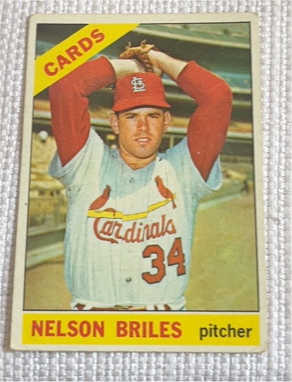 1966 Topps #243 Nelson Briles — front