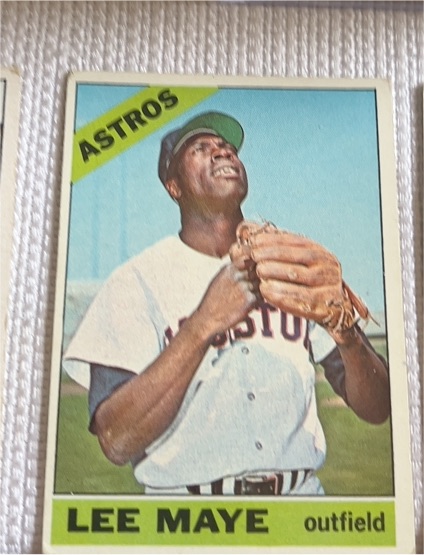 1966 Topps #162 Lee Maye Houston Astros — front