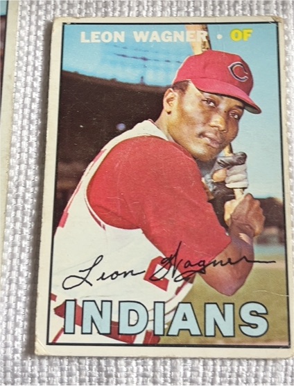 1967 Topps #360 Leon Wagner — front
