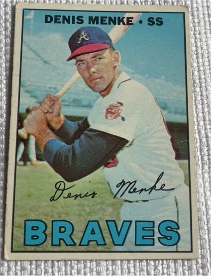 1967 Topps #518 Denis Menke — front