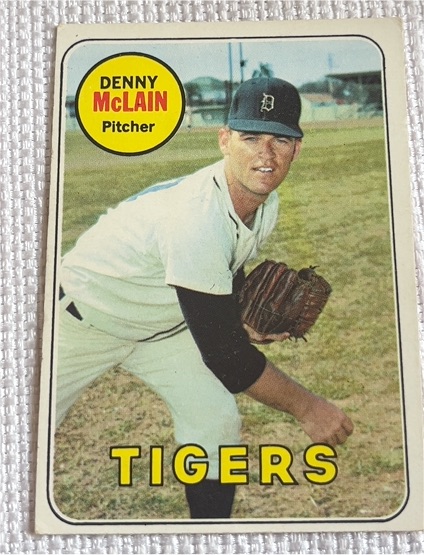 1969 Topps #150 Denny McLain — front
