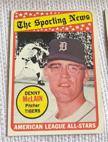 1969 Topps #433 Denny McLain — front