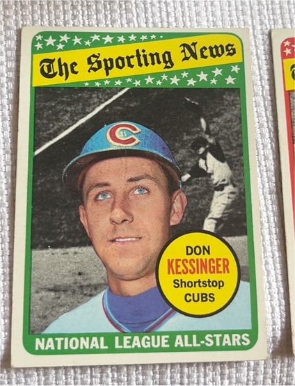 1969 Topps #422 Don Kessinger The Sporting News All Stars — front