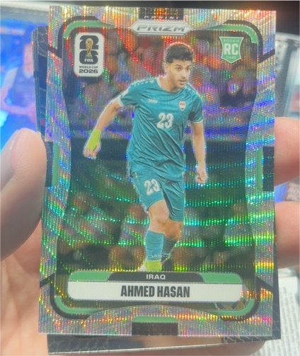 2026 Panini Prizm FIFA World Cup #459 Ahmed Hasan — front