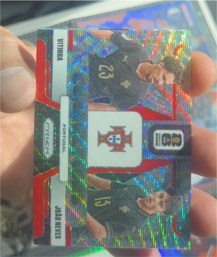2026 Panini Prizm FIFA World Cup #17 Vitinha & Joao Neves Connections Insert Portugal — front