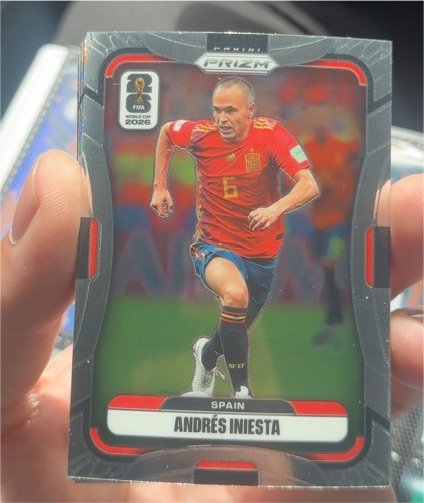 2026 Panini Prizm FIFA World Cup #84 Andrés Iniesta — front