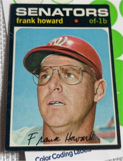 1971 Topps #620 Frank Howard — front
