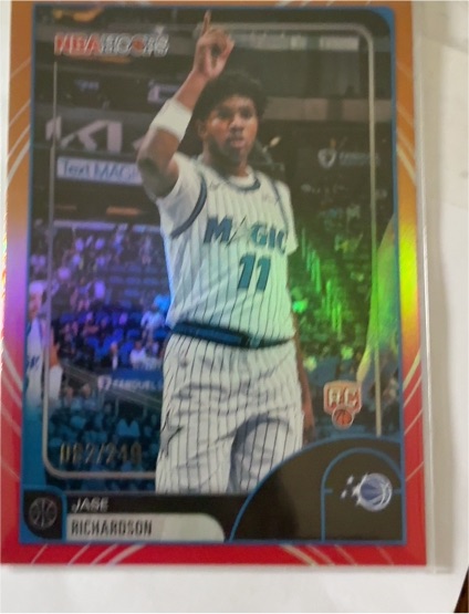 2025-26 Topps NBA Hoops #142 Jase Richardson — front