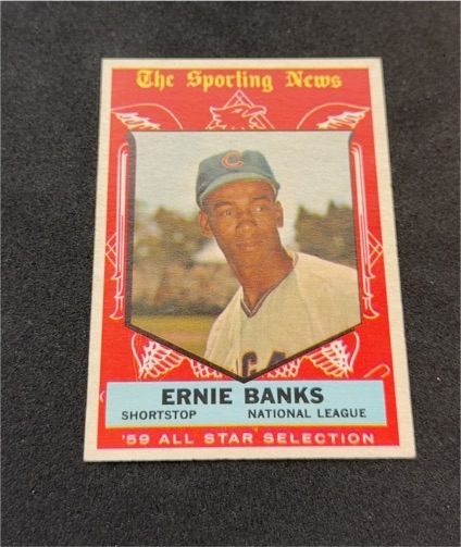 1959 Topps #559 Ernie Banks — front