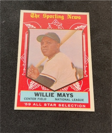 1959 Topps #563 Willie Mays The Sporting News All-Star — front