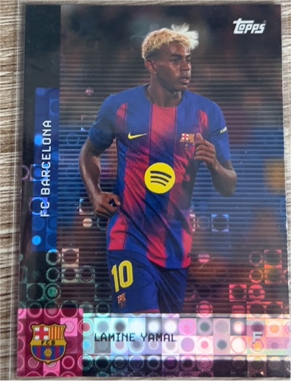 2025 Topps #14 Lamine Yamal FC Barcelona — front