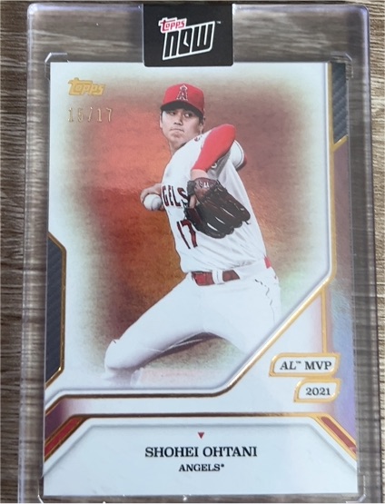 2025 Topps Now #17 Shohei Ohtani — front