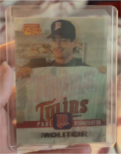 1996 Pinnacle Sportflix #27 Paul Molitor — front