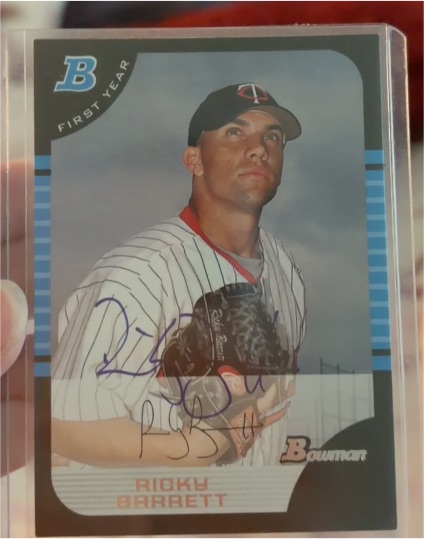 2005 Bowman #320 Ricky Barrett — front