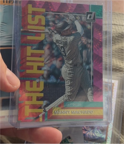 2022 Donruss The Hit List #THL-11 Manny Machado — front